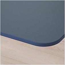 Углов письм стол БЕКАНТ прав/трансформер черный/синий 160x110 см ИКЕА, IKEA, фото 2