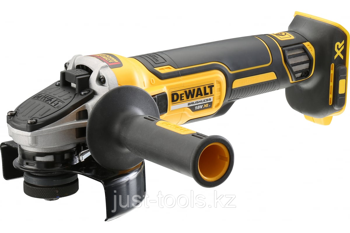 Аккумуляторная бесщеточная углошлифовальная машина 18В XR, 125мм DEWALT DCG405N без аккумулятора и ЗУ