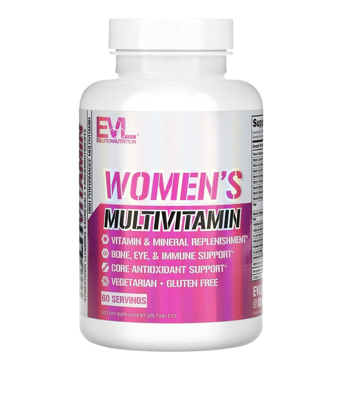 EVLution nutrition женский мультивитамин, 120 таблеток - фото 1 - id-p107259768