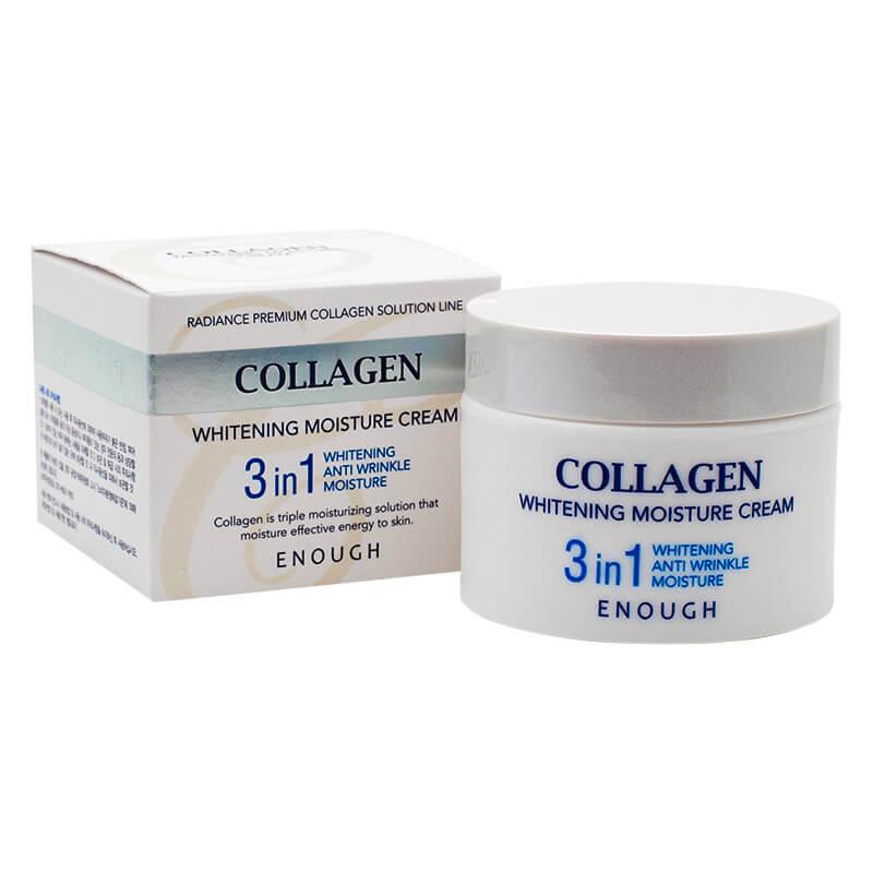 Осветляющий увлажняющий крем Enough Collagen Whitening Moisture Cream, 50мл - фото 1 - id-p107259733