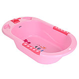 Детская ванна Pituso с горкой для купания Розовая, фото 3