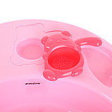 Детская ванна Pituso с горкой для купания Розовая, фото 7