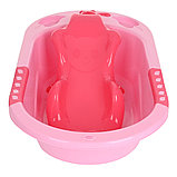 Детская ванна Pituso с горкой для купания Розовая, фото 2