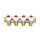 Коллекторы 1" х 3/4"ЕК - 4вых распределительные с запорными клапанами, серия VM147 Varmega, фото 2