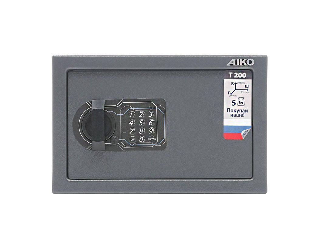 Офисный сейф AIKO T-200 EL (200*310*200 мм) - фото 2 - id-p107260944