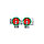 Коллекторы 3/4" х 1/2" - 2вых распределительные с регулировочными клапанами, серия VM146, хромированные, фото 2