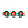 Коллекторы 3/4" х 1/2" - 3вых распределительные с регулировочными клапанами, серия VM146, хромированные, фото 2