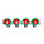Коллекторы 3/4" х 1/2" - 4вых распределительные с регулировочными клапанами, серия VM146, хромированные, фото 2