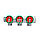 Коллекторы 1" х 1/2" - 3вых распределительные с регулировочными клапанами, серия VM146, хромированные, фото 2