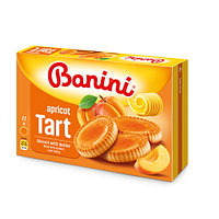 Бисквит Banini Tart со вкусом Абрикоса 210гр