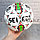 Футбольный мяч Seiedt размер 5 зелено-красный, фото 4