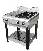 Плита газовая Grill Master Ф4ЖТЛСПГ 1+2 на подставке (50009)