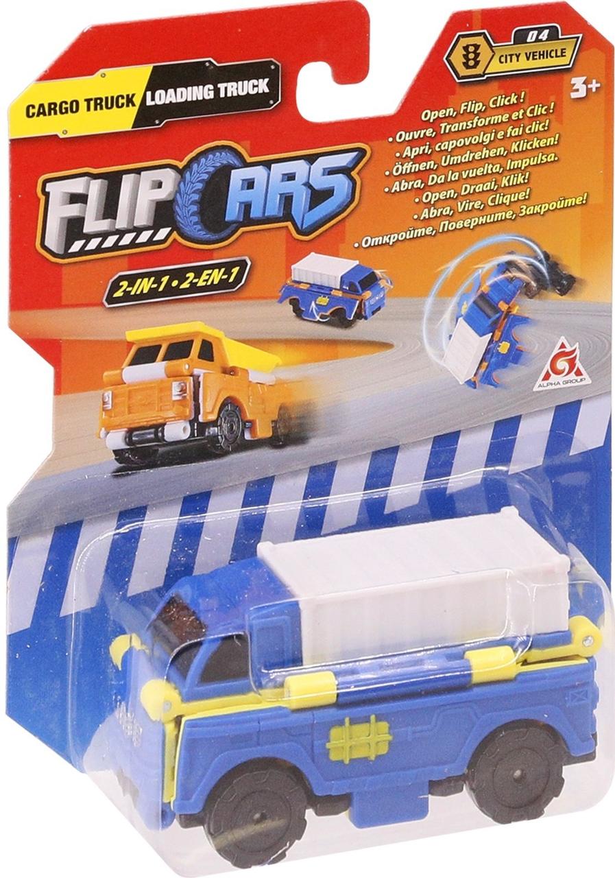 Flip Cars: Машинка-трансформер 2 в 1 Грузовик и погрузчик - фото 3 - id-p107264334