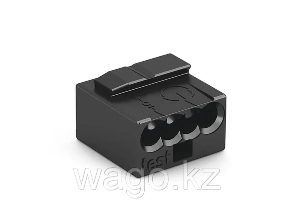Разъем MICRO PUSH WIRE® для распределительных коробок; для твердых проводников;0,8 мм; 4-жильный; WAGO 243-204, фото 2