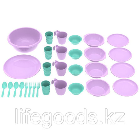 Набор посуды для пикника №8 «Выходные» (4 персоны, 30 предметов) АП 183, фото 2