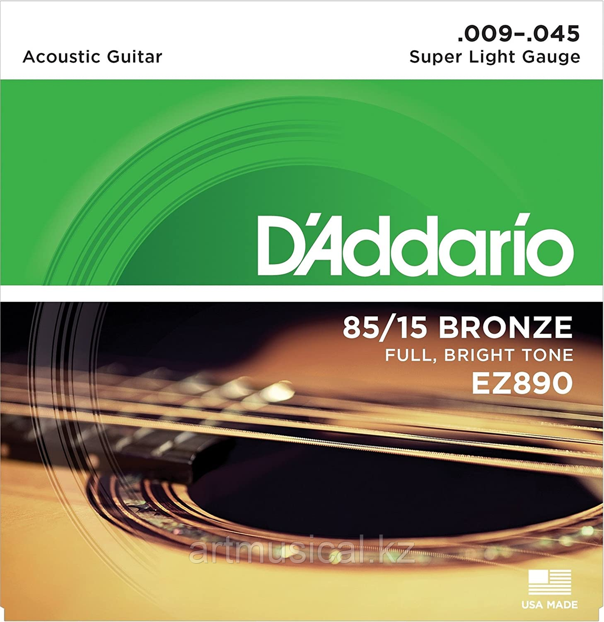 Струны для акустической гитары Daddario EZ 890
