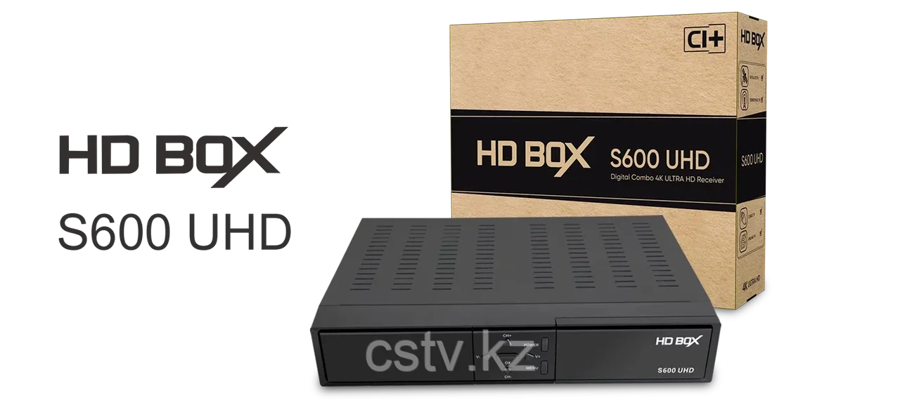 Спутниковый ресивер HDBOX S600 UHD 4K - фото 1 - id-p107265851