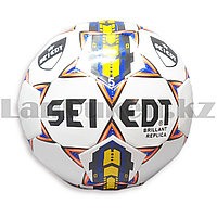 Футбольный мяч Seiedt размер 5 желто-синий
