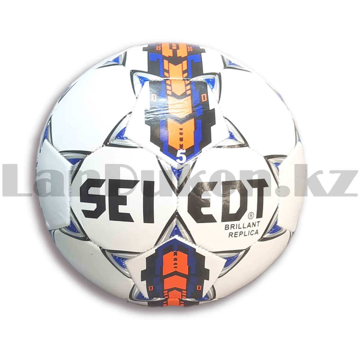 Футбольный мяч Seiedt размер 5 красно-синий