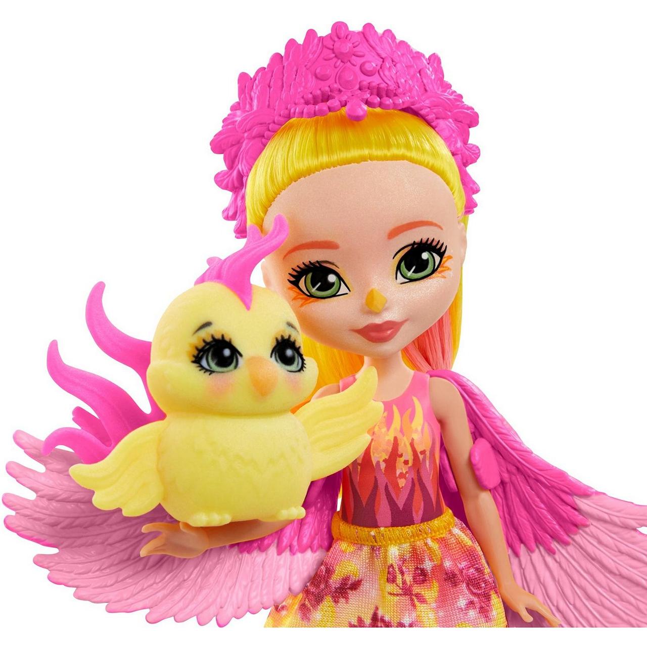 Enchantimals Кукла Энчантималс с питомцем Фалон Феникс и Санрайз, 15 см - фото 2 - id-p107253047