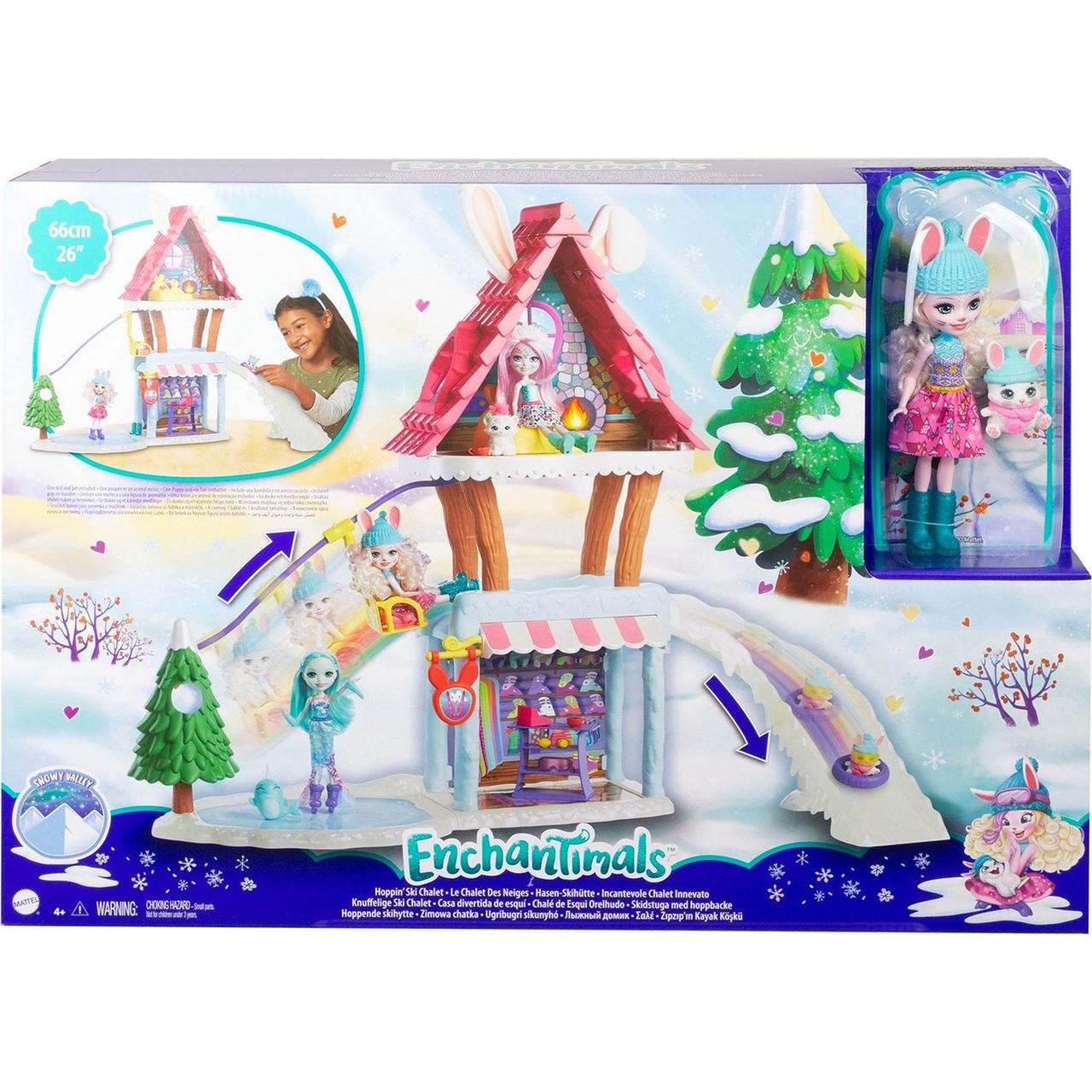 Enchantimals Игровой Набор Энчантималс "Снежная долина" Лыжный домик - фото 10 - id-p107253023