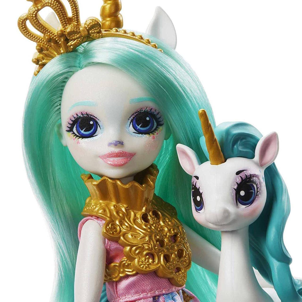 Enchantimals Royal Кукла Энчантималс Роял Королева Единорог Юнити и питомец Степпер, 20 см - фото 4 - id-p107252991