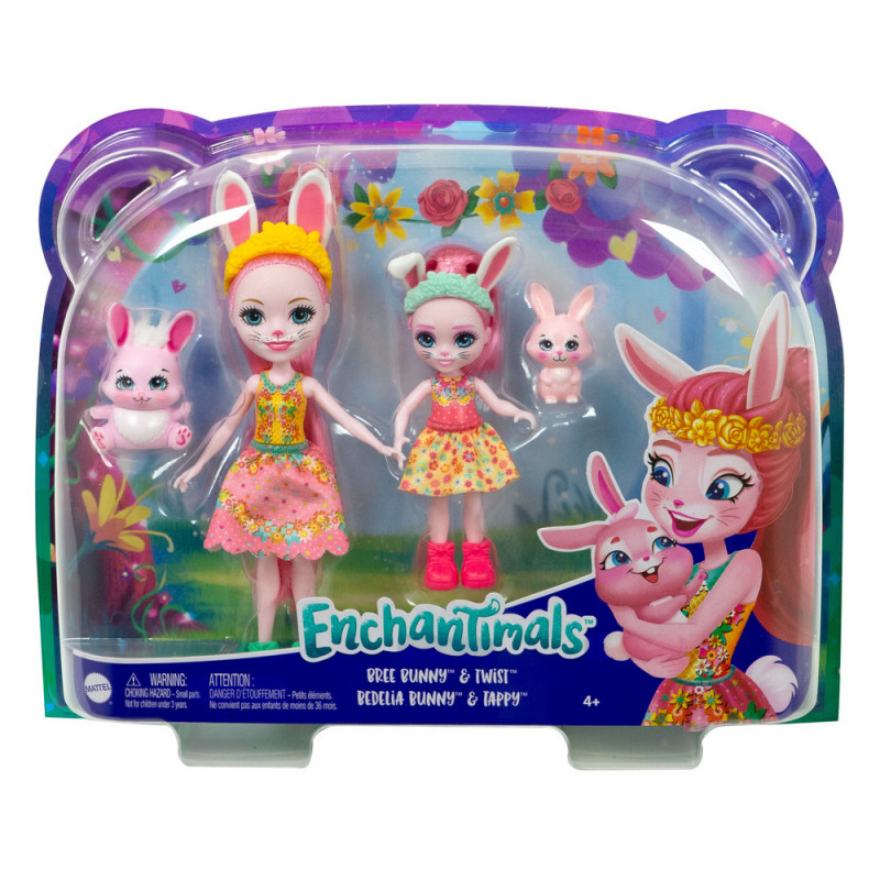 Enchantimals Игровой набор Сестрички с питомцами Бри и Беделия Кроля - фото 4 - id-p107253020