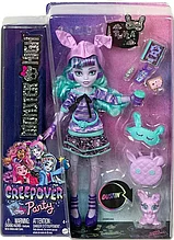 Monster High Кукла Твайла Пижамная вечеринка с питомцем