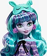 Monster High Кукла Твайла Пижамная вечеринка с питомцем, фото 6