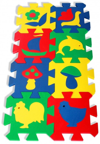 Коврик "Мозаика" 14х14 см, 8 шт. 403