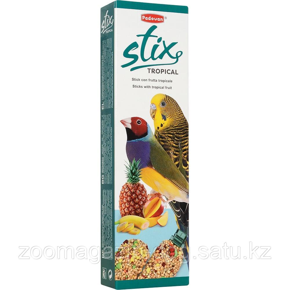 Padovan STIX TROPICAL палочки фруктовые для попугаев и экзотических птиц, 80гр