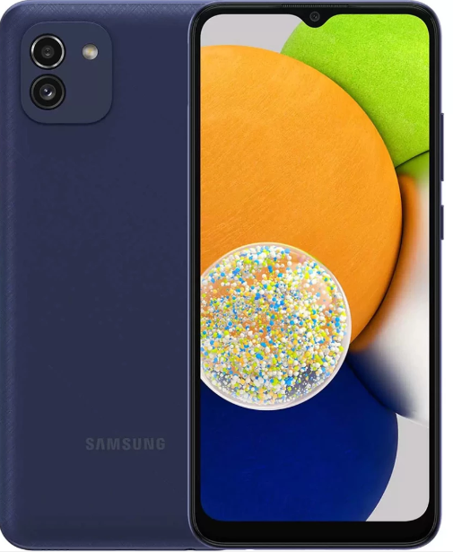 Телефон сотовый SAMSUNG  Galaxy A03 32GB (черный, синий, зеленый, красный)