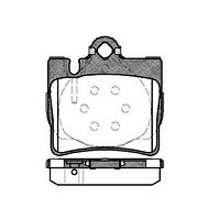 Тормозные колодки TEXTAR (T2307801)(REMSA 770.00)