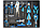 Тележка инструментальная 7-ми полочная (синяя), с набором инструментов 274пр., 600х790х970 Forsage F-55300, фото 6