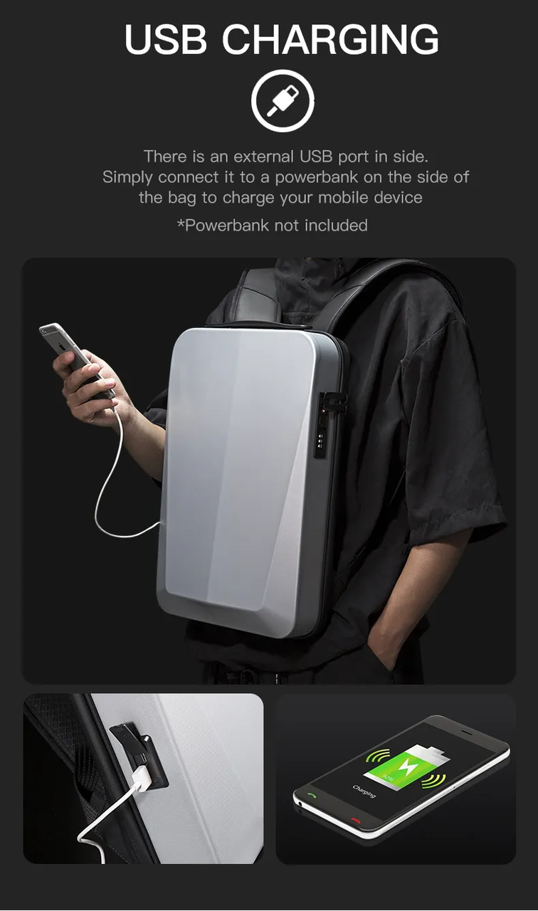 Рюкзак-кейс для ноутбука Bange BG-22201 (черный) - фото 3 - id-p107268677