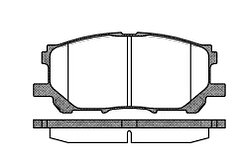 Тормозные колодки GROSS-377(REMSA 1039.00)