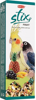 Padovan STIX FRUIT палочки фруктовые для средних попугаев, 100гр