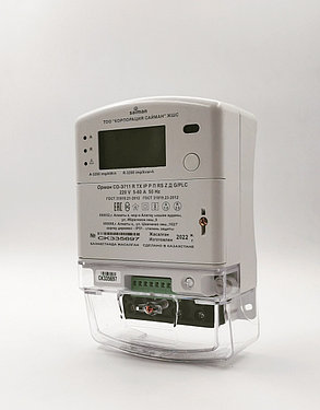 Счетчик электроэнергии 1 фаз. многотариф ОРМАН СО-Э711 R TX P IP П RS Z Д, PLC; G-модуль (220 V, 5-60A, 50 Hz), фото 2