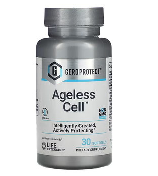 Life Extension, GEROPROTECT Ageless Cell, средство против старения клеточной системы, 30 капсул