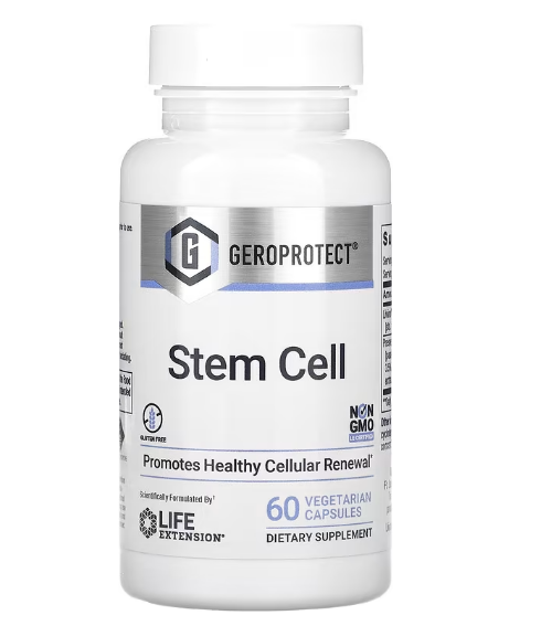 Life Extension, Geroprotect, Stem Cell, добавка для поддержания здоровья стволовых клеток, 60 вегетарианских к - фото 1 - id-p107272880