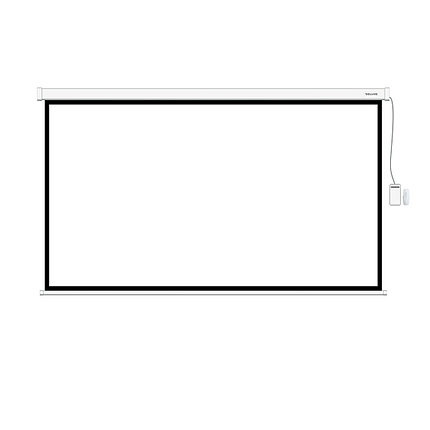 Экран моторизированный (с пультом Д/У) Deluxe DLS-ERС350x270W (137"х106"), Ø - 174", 16:9, фото 1