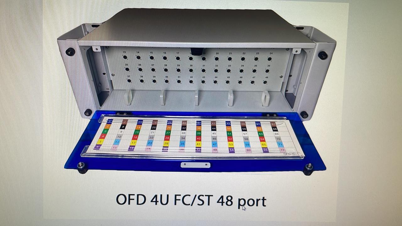 Оптический кросс ODF 4U FC 48 порта - фото 1 - id-p107273042