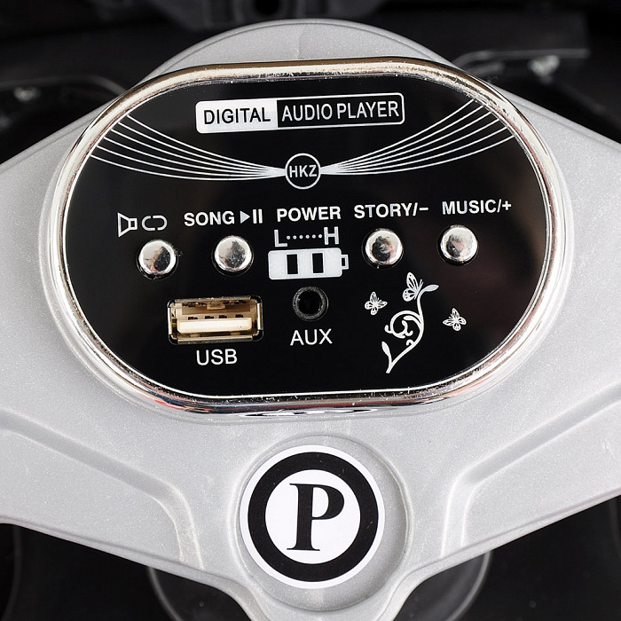 PITUSO Электромотоцикл HLX2018/2, 12V/7Ah*1,колеса надув.,108х46х76 см, White/Белый (музыка,свет) - фото 7 - id-p91300757