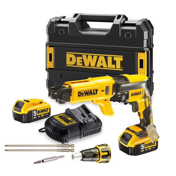 DeWalt, DCF620P2K, Шуруповерт для гипсокартона 18 В 2x5 Ач - фото 2 - id-p107281948