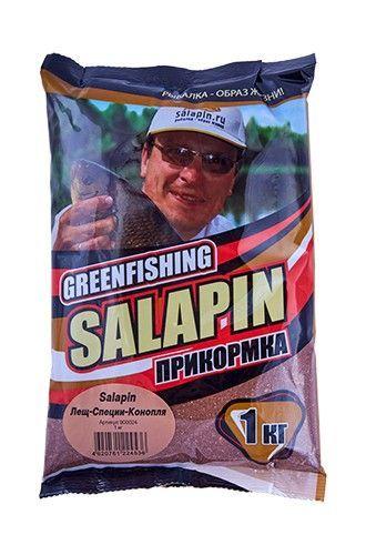 Прикормка SALAPIN Лещ Специи-конопля  1кг 900024