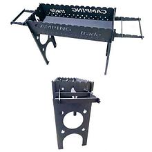 Мангал CAMPING Trade 600х300х670 разборный (средний) 4,0 мм