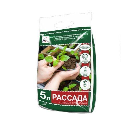 Грунт Удачный сезон Рассада 5 литров, фото 1