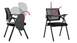 Стул с пюпитром (с откидывающимся столом) для записей, для конференц залов и образовательных учреждении, фото 2