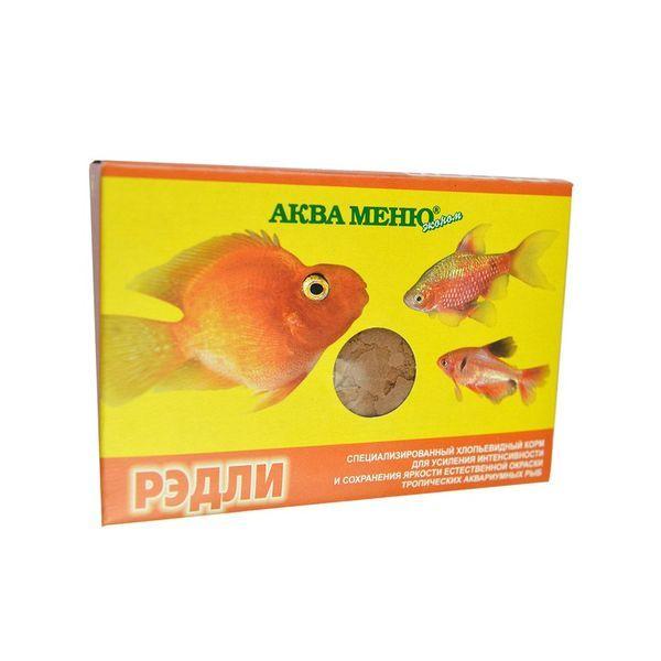 Корм для рыб АКВА Меню Рэдли хлопья ( упаковка 55 штук )