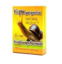Корм для  улиток Комбинированный  повседневный 60 г